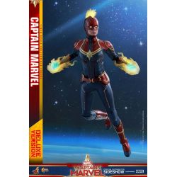 Captain Marvel Deluxe Version Hot Toys MMS522 figurine articulée 1/6 (Captain Marvel)