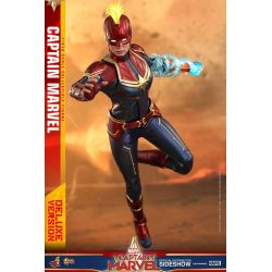 Captain Marvel Deluxe Version Hot Toys MMS522 figurine articulée 1/6 (Captain Marvel)