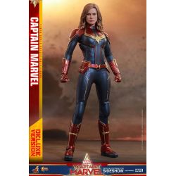 Captain Marvel Deluxe Version Hot Toys MMS522 figurine articulée 1/6 (Captain Marvel)