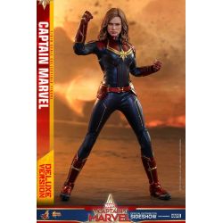 Hot Toys Captain Marvel Deluxe Version 1/6 Scale 12 inch Action Figure MMS522 for sale online
