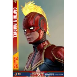 Captain Marvel Deluxe Version Hot Toys MMS522 figurine articulée 1/6 (Captain Marvel)