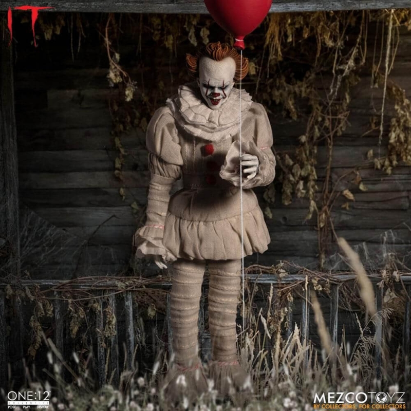 Pennywise Mezco One:12 1/12 figurine (« Il » est revenu) Pennywise Mezco One:12 1/12 figurine (« Il » est revenu)