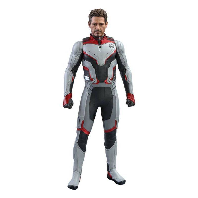 Tony Stark Team Suit Hot Toys MMS537 action figure Avengers : Endgame - Tony Stark Team Suit Hot Toys Mms537 16 Action Figure Avengers EnDgame