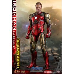 Iron Man Mark 85 LXXXV Battle Damaged Hot Toys MMS543D33 (Avengers Endgame)
