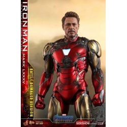 Iron Man Mark 85 LXXXV Battle Damaged Hot Toys MMS543D33 (Avengers Endgame)
