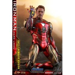 Iron Man Mark 85 LXXXV Battle Damaged Hot Toys MMS543D33 (Avengers Endgame)