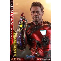 Iron Man Mark 85 LXXXV Battle Damaged Hot Toys MMS543D33 (Avengers Endgame)