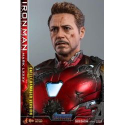 Iron Man Mark 85 LXXXV Battle Damaged Hot Toys MMS543D33 (Avengers Endgame)