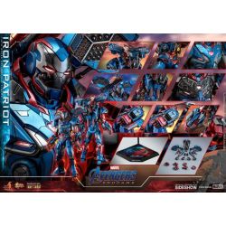 Iron Patriot Hot Toys MMS547D34 (Avengers Endgame)