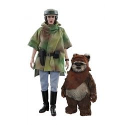 Princess Leia and Wicket Hot Toys MMS551 1/6 (Star Wars VI : Return of the Jedi)