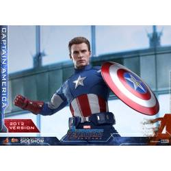 Captain America Hot Toys 2012 Version MMS563 figurine 30 cm (Avengers Endgame)