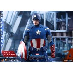 Captain America Hot Toys 2012 Version MMS563 figurine 30 cm (Avengers Endgame)