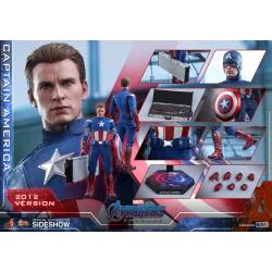 Captain America Hot Toys 2012 Version MMS563 30 cm figure (Avengers Endgame)