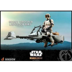 Scout Trooper and Speeder Bike Hot Toys TMS017 (Star Wars The Mandalorian)