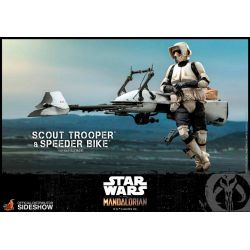 Scout Trooper and Speeder Bike Hot Toys TMS017 (Star Wars The Mandalorian)