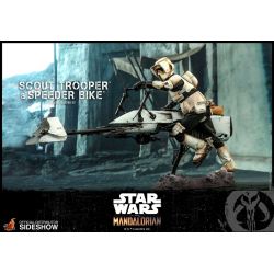 Scout Trooper and Speeder Bike Hot Toys TMS017 (Star Wars The Mandalorian)