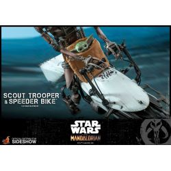 Scout Trooper and Speeder Bike Hot Toys TMS017 (Star Wars The Mandalorian)