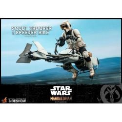 Scout Trooper and Speeder Bike Hot Toys TMS017 (Star Wars The Mandalorian)