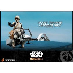 Scout Trooper and Speeder Bike Hot Toys TMS017 (Star Wars The Mandalorian)
