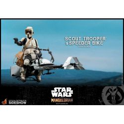 Scout Trooper et Speeder Bike Hot Toys TMS017 (Star Wars The Mandalorian)