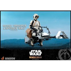 Scout Trooper and Speeder Bike Hot Toys TMS017 (Star Wars The Mandalorian)