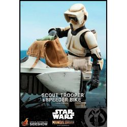 Scout Trooper and Speeder Bike Hot Toys TMS017 (Star Wars The Mandalorian)