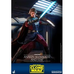 Hot toys TMS020B Star Wars THe Clone Wars Anakin Skywalker with