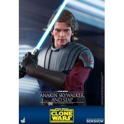 Anakin Skywalker Hot Toys STAP TMS020 (Star Wars The Clone Wars)