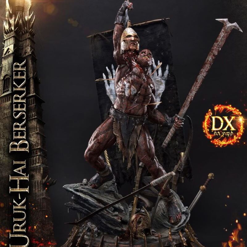 Uruk-Hai Berserker Prime 1 Studio Deluxe Version (Le Seigneur des Anneaux)