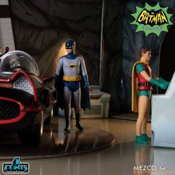 Batman 1966 Mezco 5 Points Deluxe Box Set figurines (Batman 1966)