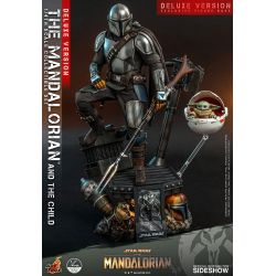 The Mandalorian et The Child Hot Toys Deluxe 1/4 QS017 (Star Wars The Mandalorian)