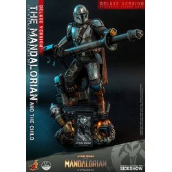 The Mandalorian et The Child Hot Toys Deluxe 1/4 QS017 (Star Wars The Mandalorian)