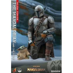 The Mandalorian et The Child Hot Toys Deluxe 1/4 QS017 (Star Wars The Mandalorian)