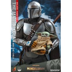 The Mandalorian et The Child Hot Toys Deluxe 1/4 QS017 (Star Wars The Mandalorian)