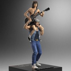 Angus and Brian Knucklebonz Rock Iconz figures (AC/DC)