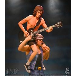 Angus and Brian Knucklebonz Rock Iconz figures (AC/DC)
