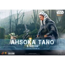 Ahsoka Tano and Grogu Hot Toys figures DX21 (Star Wars The Mandalorian)