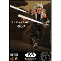 Ahsoka Tano and Grogu Hot Toys figures DX21 (Star Wars The Mandalorian)