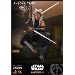 Ahsoka Tano and Grogu Hot Toys figures DX21 (Star Wars The Mandalorian)