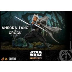 Ahsoka Tano and Grogu Hot Toys figures DX21 (Star Wars The Mandalorian)