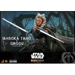 Ahsoka Tano and Grogu Hot Toys figures DX21 (Star Wars The Mandalorian)