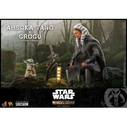 Ahsoka Tano and Grogu Hot Toys figures DX21 (Star Wars The Mandalorian)