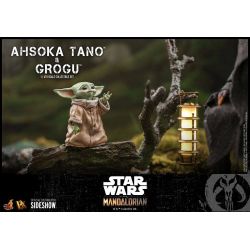 Ahsoka Tano and Grogu Hot Toys figures DX21 (Star Wars The Mandalorian)