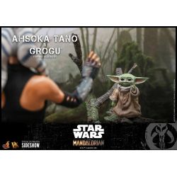 Ahsoka Tano and Grogu Hot Toys figures DX21 (Star Wars The Mandalorian)