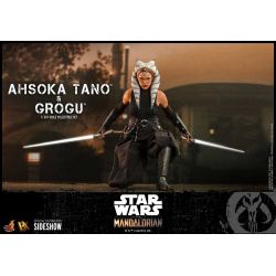 Ahsoka Tano and Grogu Hot Toys figures DX21 (Star Wars The Mandalorian)