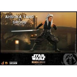 Ahsoka Tano and Grogu Hot Toys figures DX21 (Star Wars The Mandalorian)