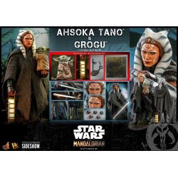 Ahsoka Tano and Grogu Hot Toys figures DX21 (Star Wars The Mandalorian)