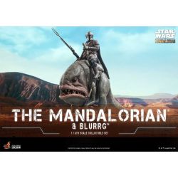 Figurine The Mandalorian and Blurrg Hot Toys TMS046 (Star Wars The Mandalorian)