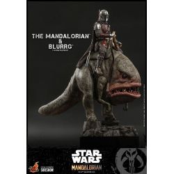 Figurine The Mandalorian and Blurrg Hot Toys TMS046 (Star Wars The Mandalorian)