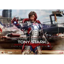 Tony Stark Hot Toys figure Mark V Suit Up MMS599 (Iron man 2)